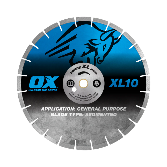 OX TRADE SEGMENTED DIAMOND BLADE- 14"