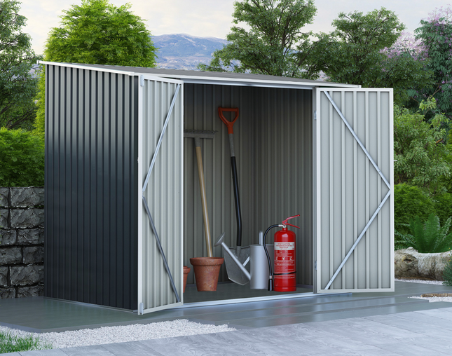 GARDEN SHED JOY B WARM GREY SMOOTH 2.2 X 1.49M