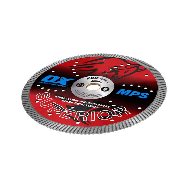 OX PRO MPS GP TURBO SUPERIOR DIAMOND BLADE- 9 INCH