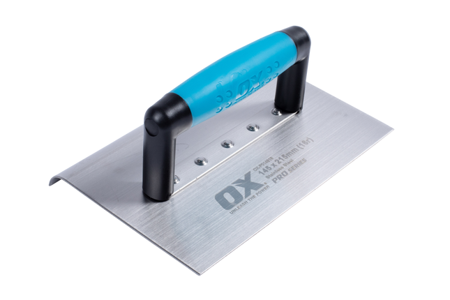 OX PRO EDGING TROWEL 16mm RADIUS