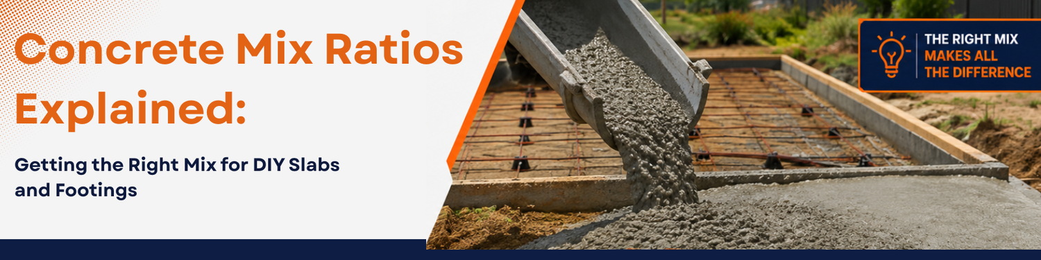 Concrete Mix Ratios Explained: Getting the Right Mix for DIY Slabs and Footings