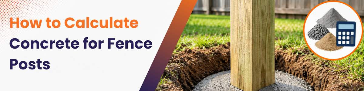 How to Calculate Concrete for Fence Posts
