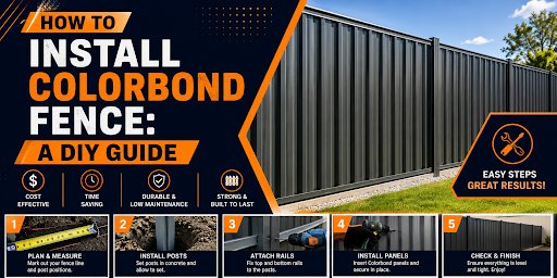 How to Install Colorbond Fence: A DIY Guide