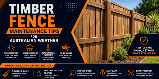 Timber Fence Maintenance Tips for Australian Weather
