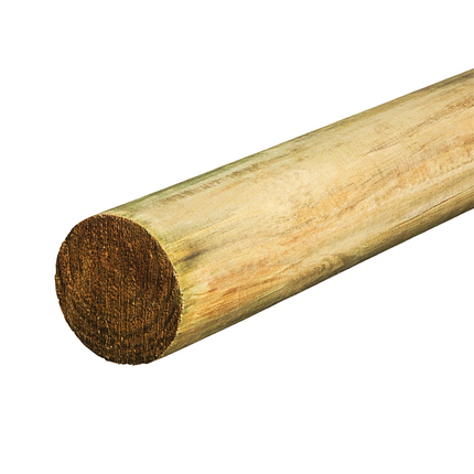 TREATED PINE TAPERED ROUND POST POLES- CCA H4 (100-125mm)