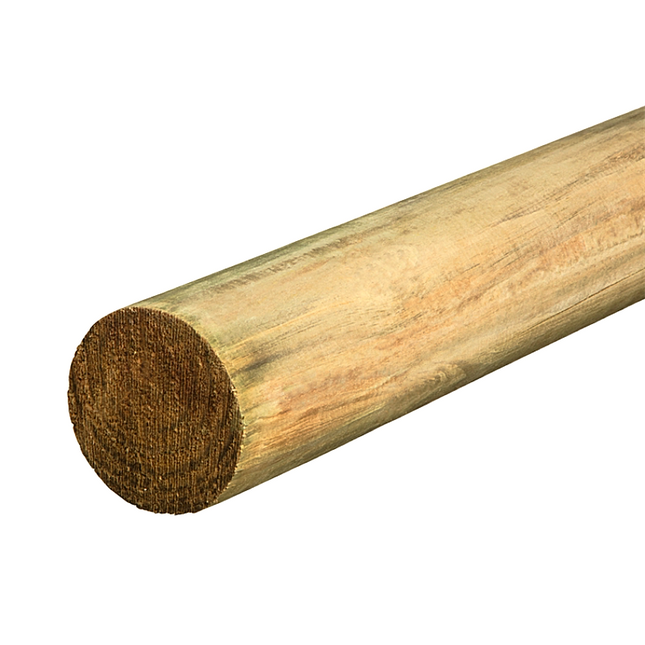 TREATED PINE TAPERED ROUND POST POLES- CCA H4 (125-150mm)