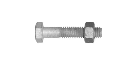 MACSIM HEX BOLT & NUT- 12x180MM