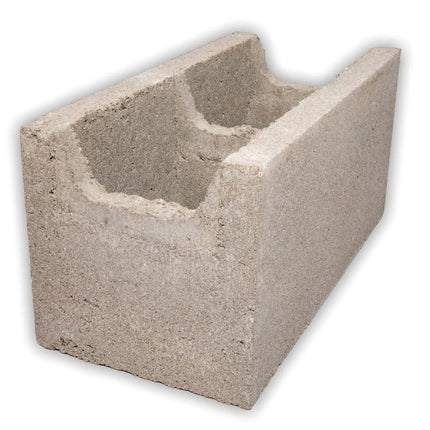 FULL LENGTH CHANNEL NOTCH BLOCK UNIVERSAL STANDARD {ASH GREY COLOUR}