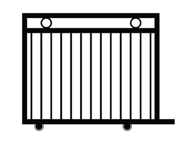 INTERMITTENT RING SLIDING GATE- 1200mm