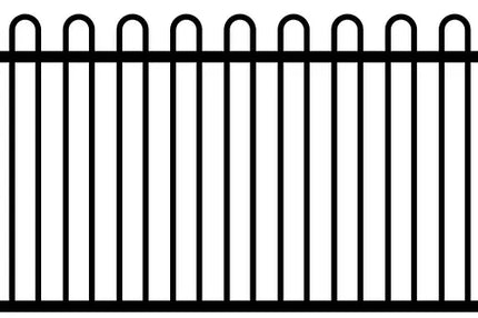 LOOP TOP FENCE PANEL- 1200 x 2400