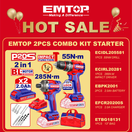 EMTOP 2Pc COMBO KIT STARTER