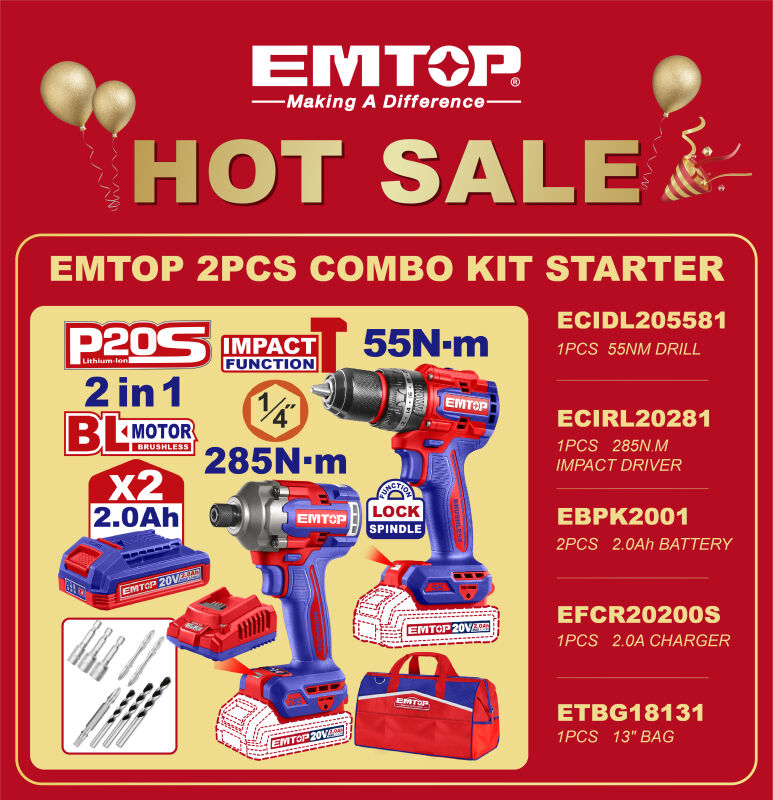 EMTOP 2Pc COMBO KIT STARTER