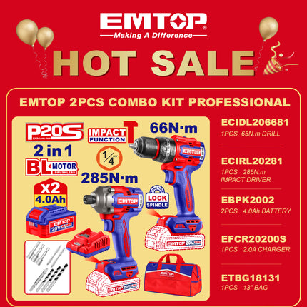 EMTOP 2Pc COMBO KIT PROFESSIONAL