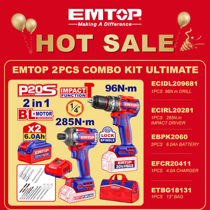 EMTOP 2Pc COMBO KIT ULTIMATE