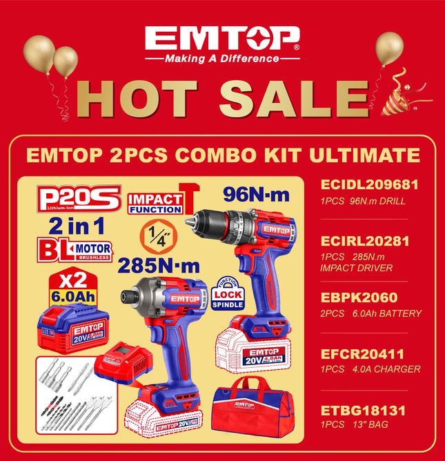EMTOP 2Pc COMBO KIT ULTIMATE