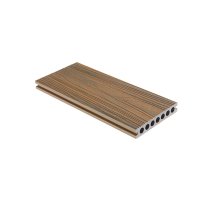 COMPOSITE DECKING HOLLOW CORE BOARDS- (DARK TEAK + OAK)