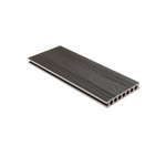 COMPOSITE DECKING HOLLOW CORE BOARDS- (WALNUT + SMOKE GREY)