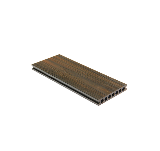 COMPOSITE DECKING HOLLOW CORE BOARDS- (DARK TEAK + OAK)