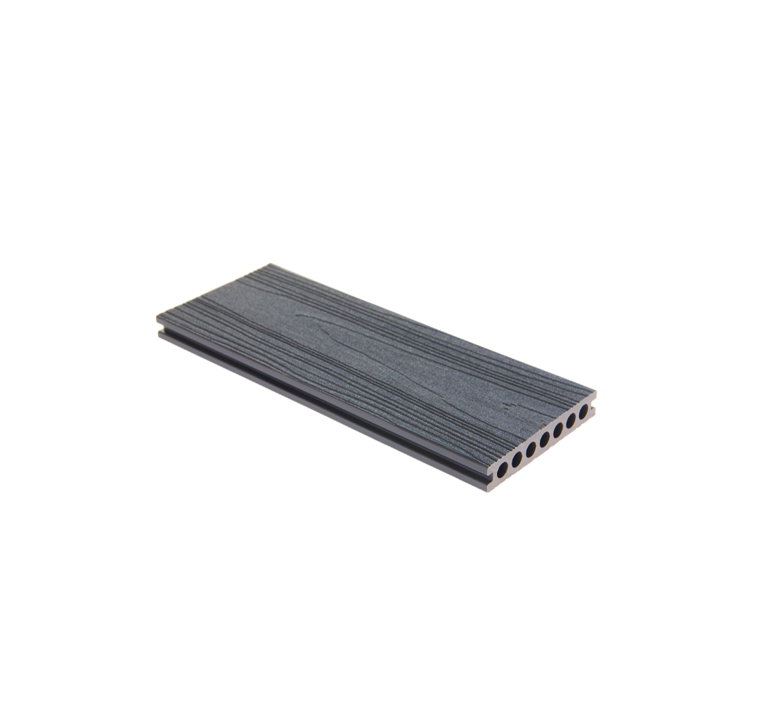 COMPOSITE DECKING HOLLOW CORE BOARDS (BLACK + STONE GREY)