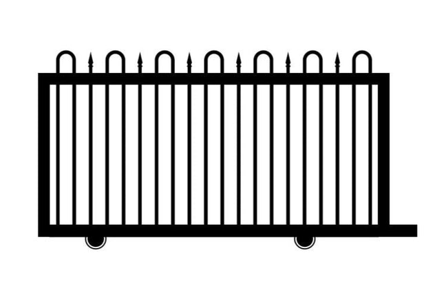 LOOP & SPEAR SLIDING GATE- 1200mm