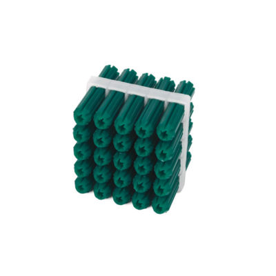 4C | WALL PLUG 7MM DRILL- PACK OF 25 [GREEN]