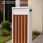 A CLASS LETTERBOX BG062- WHITE/MERBAU