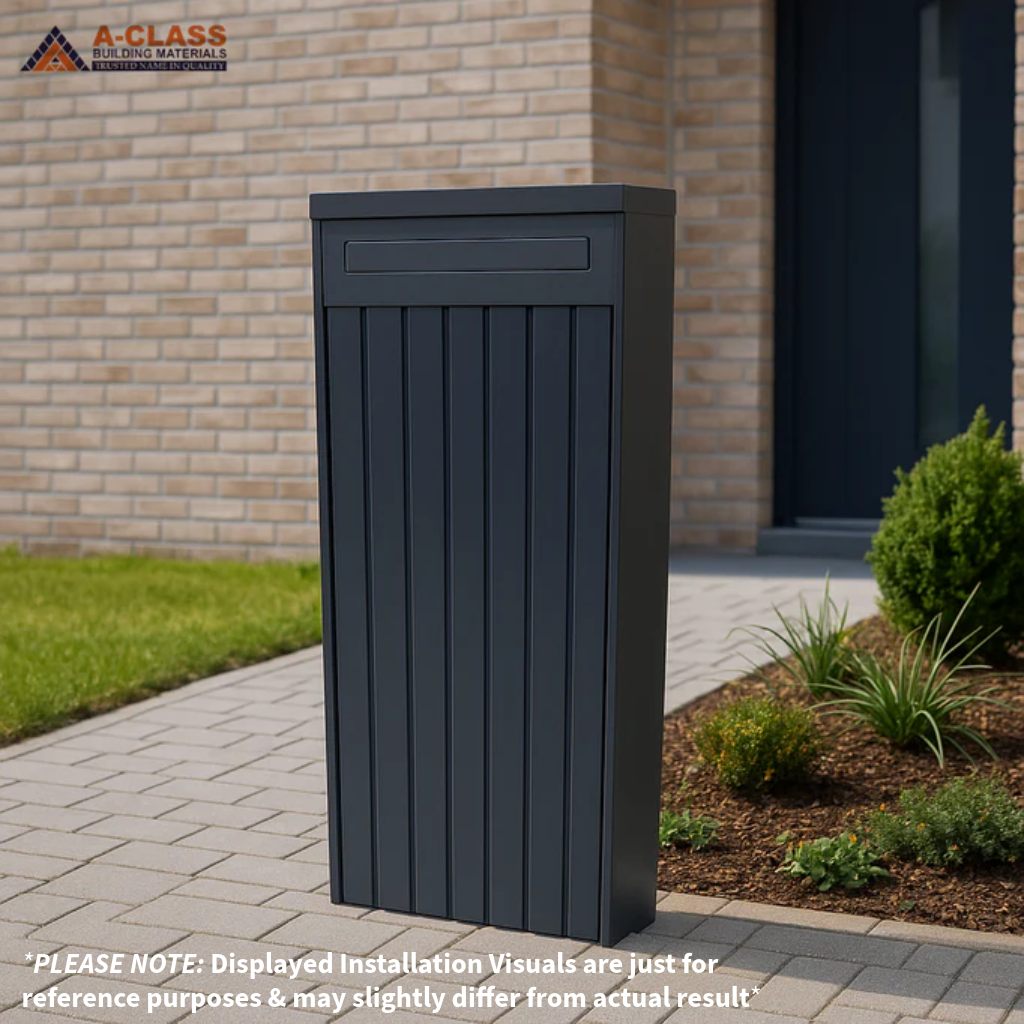 A CLASS LETTERBOX BG062- BLACK