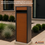 A CLASS LETTERBOX BG063- BLACK/MERBAU