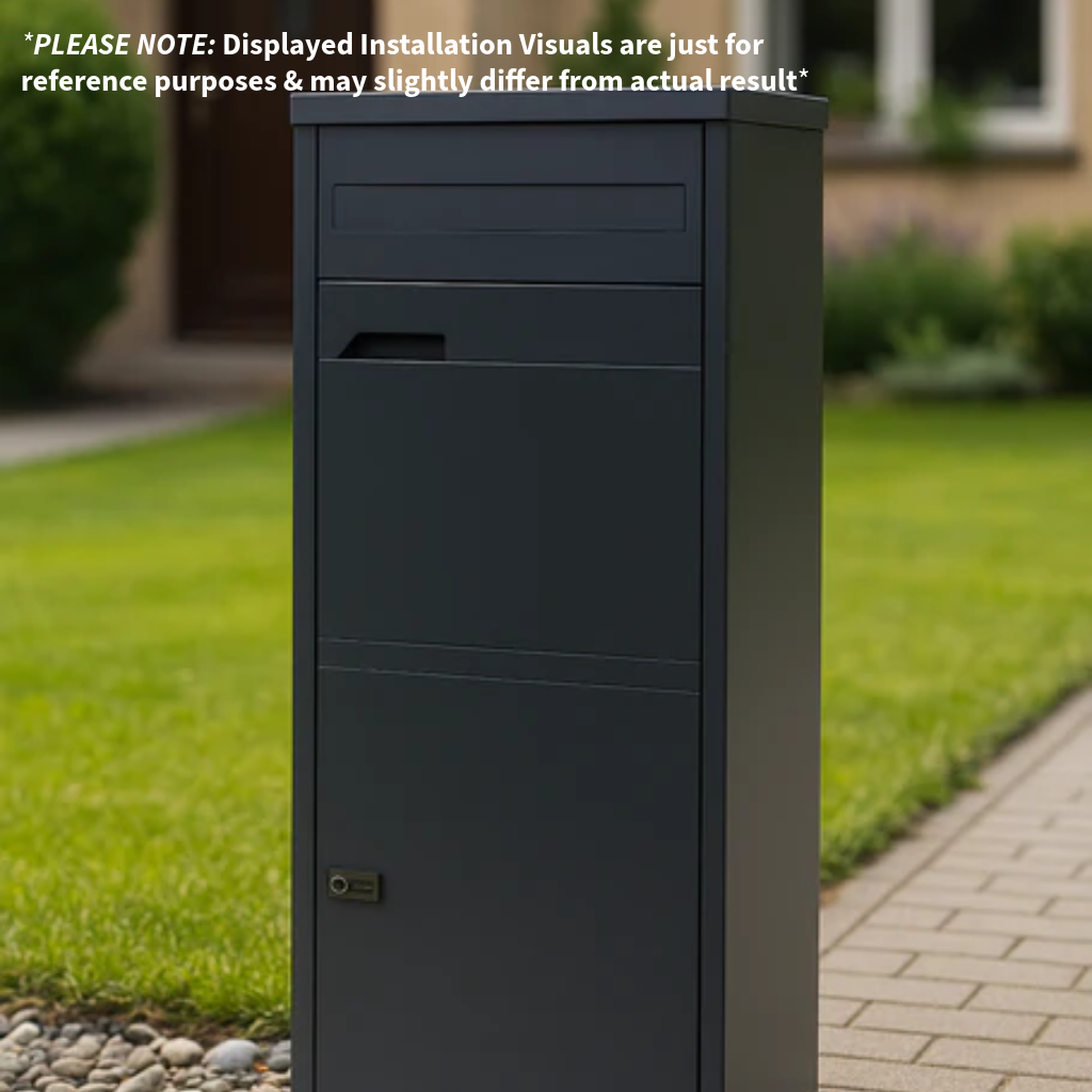 A-CLASS REMIUM LETTERBOX BG067- CHARCOAL