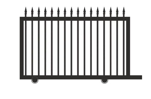 SPEAR TOP FENCE SLIDING GATE- 1200mm