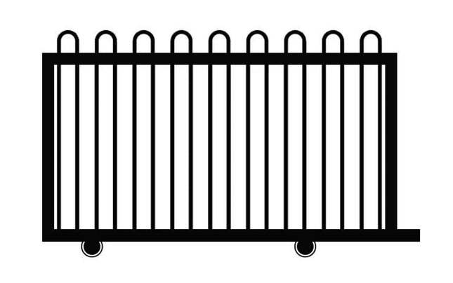 LOOP TOP SLIDING GATE- 1200mm