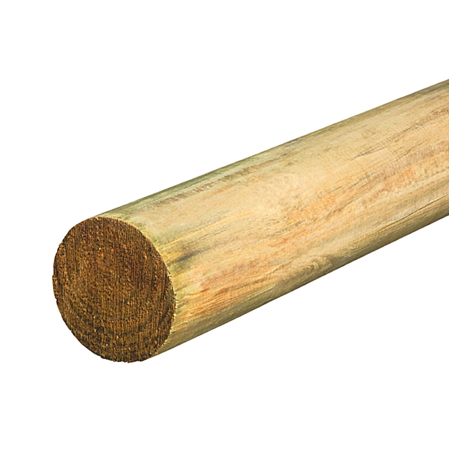 TREATED PINE TAPERED ROUND POST POLES- CCA H4 (75-100mm)