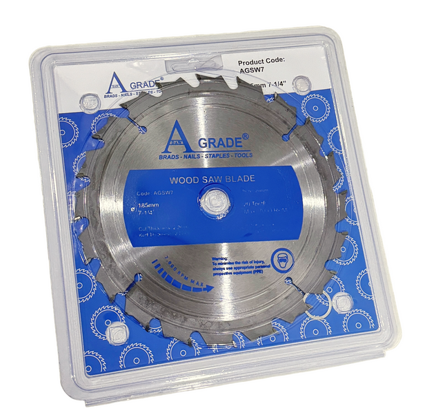 A-GRADE WOOD SAW BLADE- 185mm