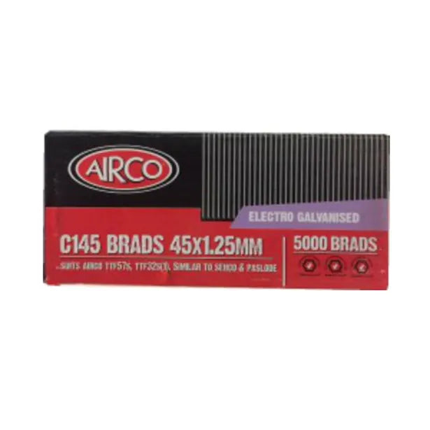 Airco C100 Series Brad Nails - 45 X 1.2mm BF18450