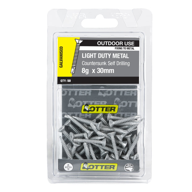 Airco Steel Galv Csk 8GX30MM Pack of 50 SLEG08302