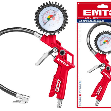 Air tire inflating gun
