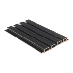 BLACK CAPPED CLADDING- 220x25x5.8mm