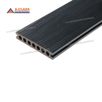 COMPOSITE DECKING HOLLOW CORE BOARDS (BLACK + STONE GREY)