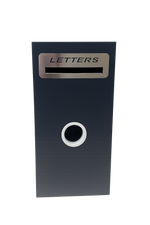 A-CLASS LETTERBOX BG066- CHARCOAL/SILVER