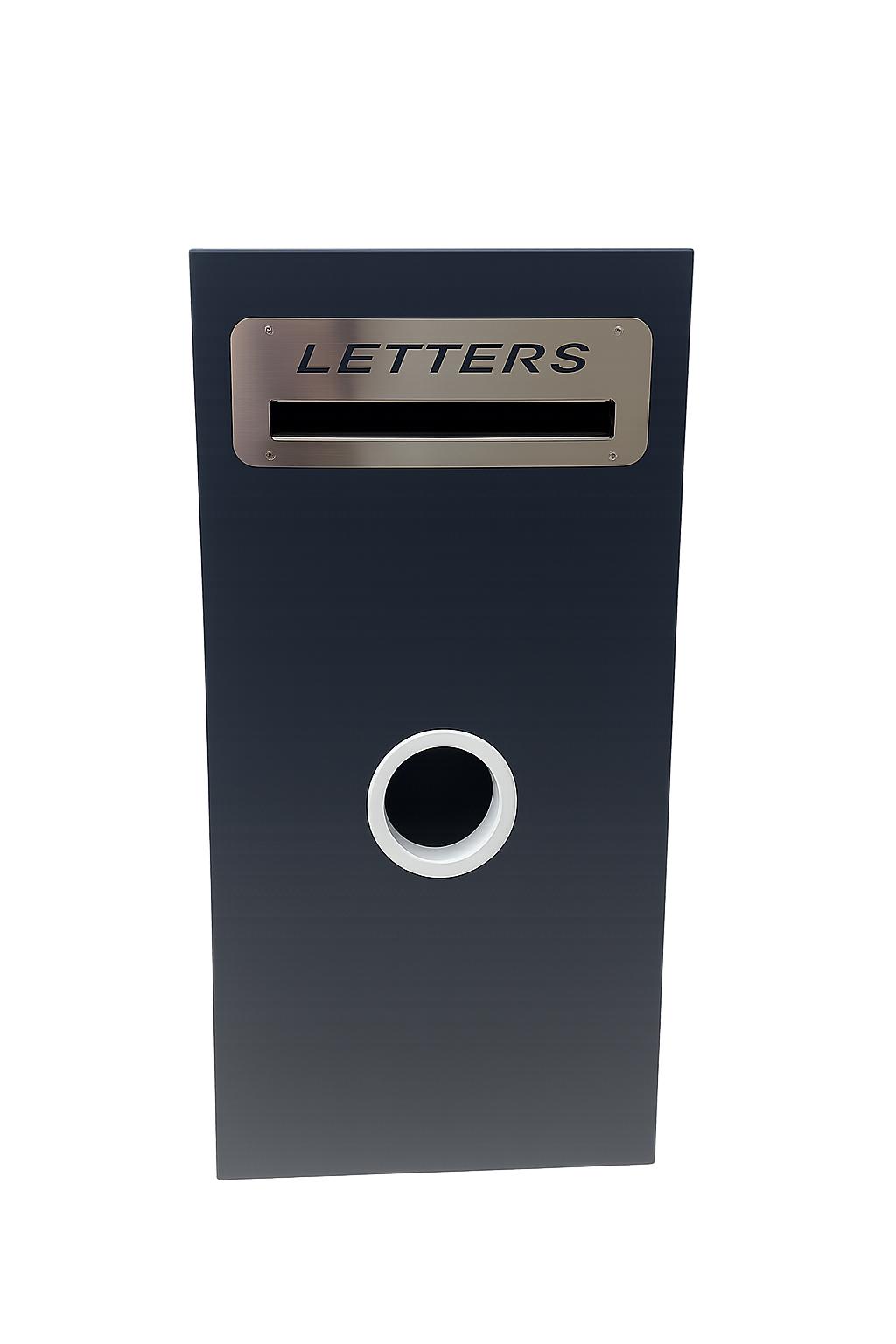 A-CLASS LETTERBOX BG066- CHARCOAL/SILVER