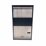 A-CLASS LETTERBOX BG010- CHARCOAL/BARK