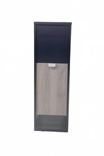 A-CLASS LETTERBOX BG060- CHARCOAL/BARK