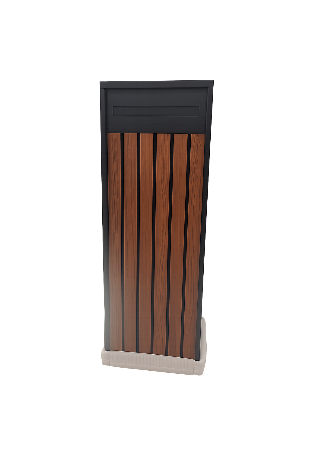 A CLASS LETTERBOX BG062- BLACK/MERBAU