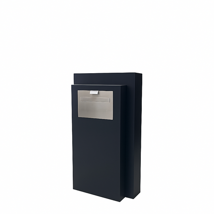 A-CLASS LETTERBOX BG065- CHARCOAL/STAINLESS