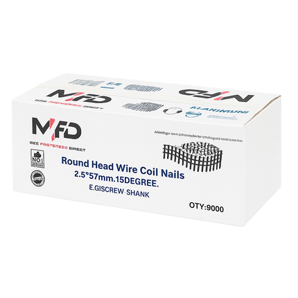 COIL NAIL 2.5X57mm (BOX OF 30)