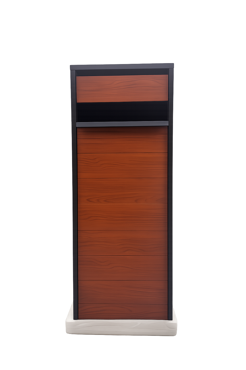 A CLASS LETTERBOX BG063- BLACK/MERBAU