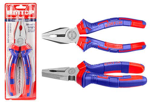EMTOP Plier Polish and anti-rust oil Two color handle (8" Combination pliers)