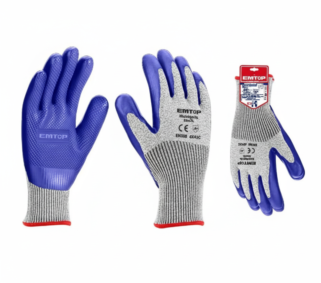 EMTOP Cut-Resistant Gloves Size:XL EXGV0301XL
