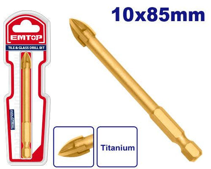 Tile and glass drill bit