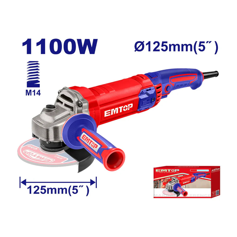 EMTOP 125mm Grinder 1100W